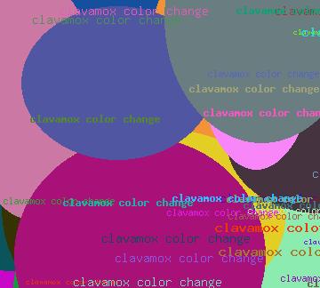 Clavamox Color Change